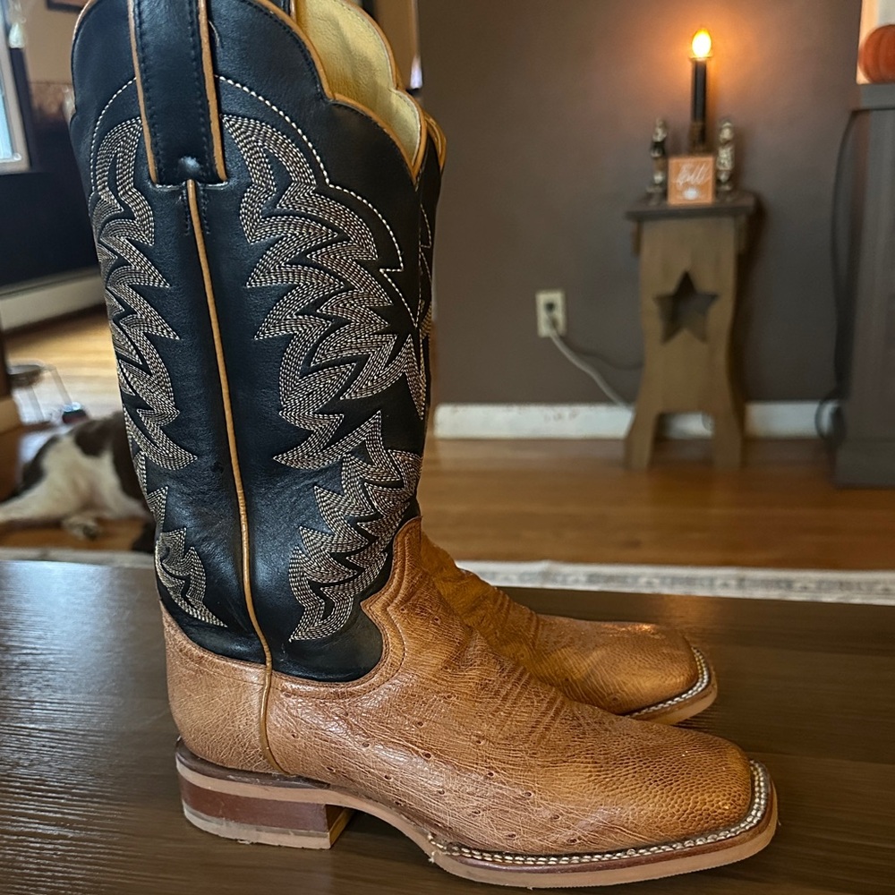 Justin Boots Two-Tone Western Boots